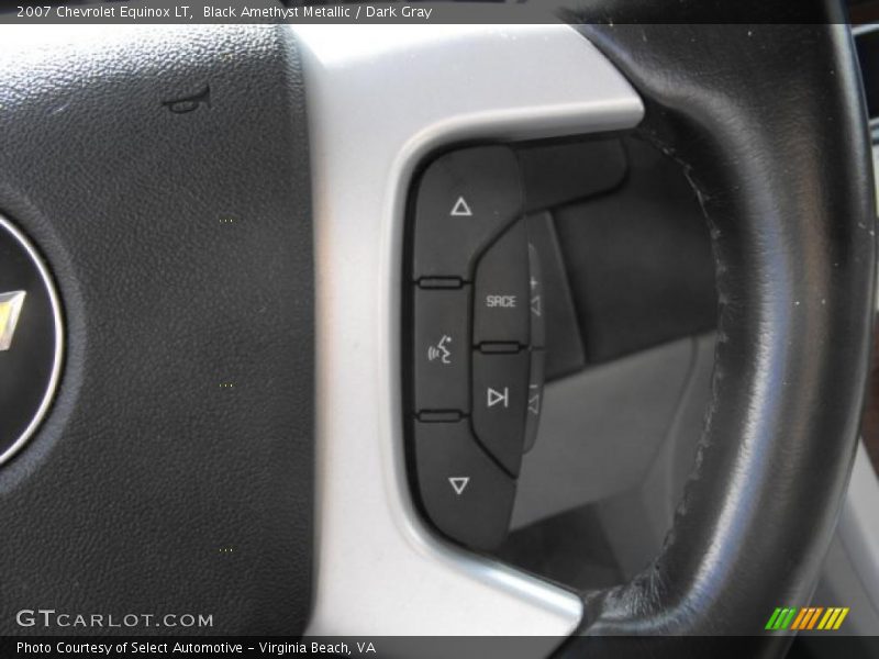 Black Amethyst Metallic / Dark Gray 2007 Chevrolet Equinox LT
