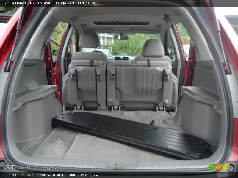 Tango Red Pearl / Gray 2009 Honda CR-V EX 4WD