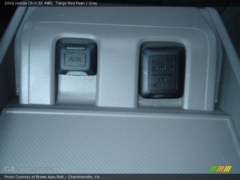 Tango Red Pearl / Gray 2009 Honda CR-V EX 4WD