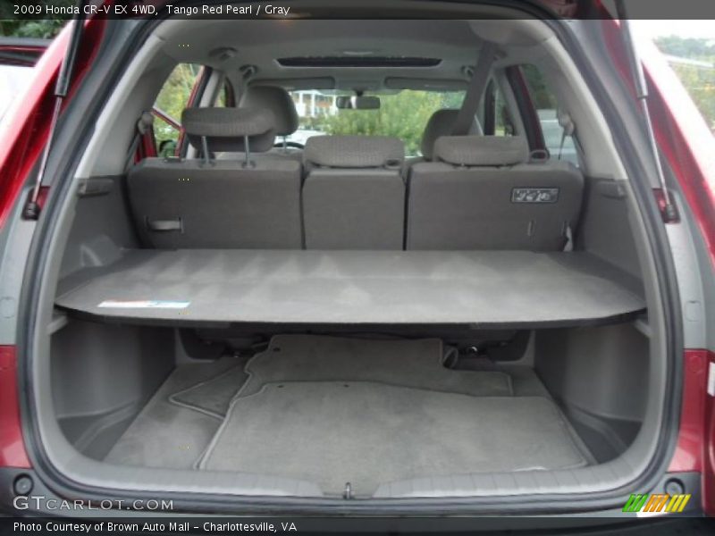 Tango Red Pearl / Gray 2009 Honda CR-V EX 4WD