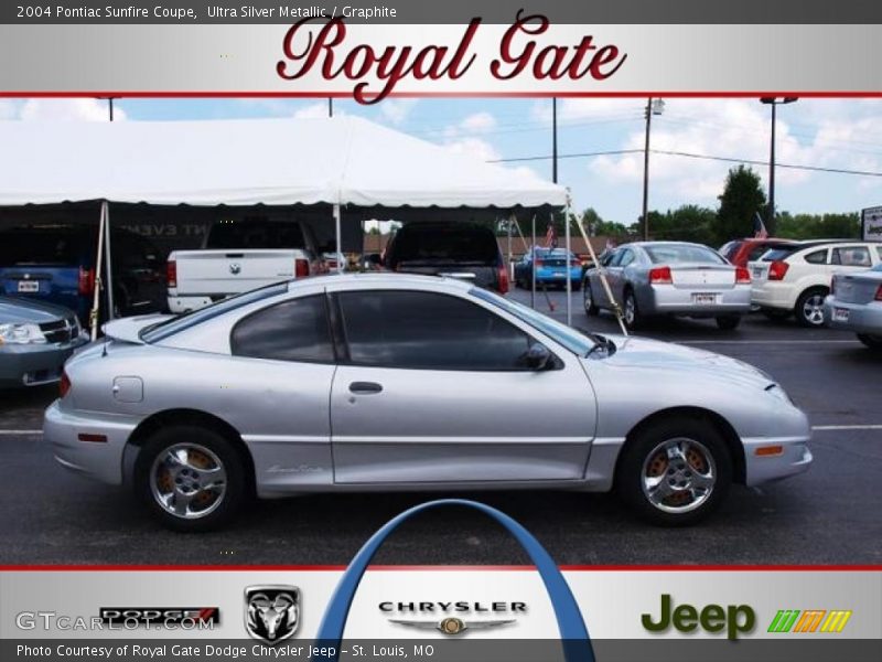 Ultra Silver Metallic / Graphite 2004 Pontiac Sunfire Coupe