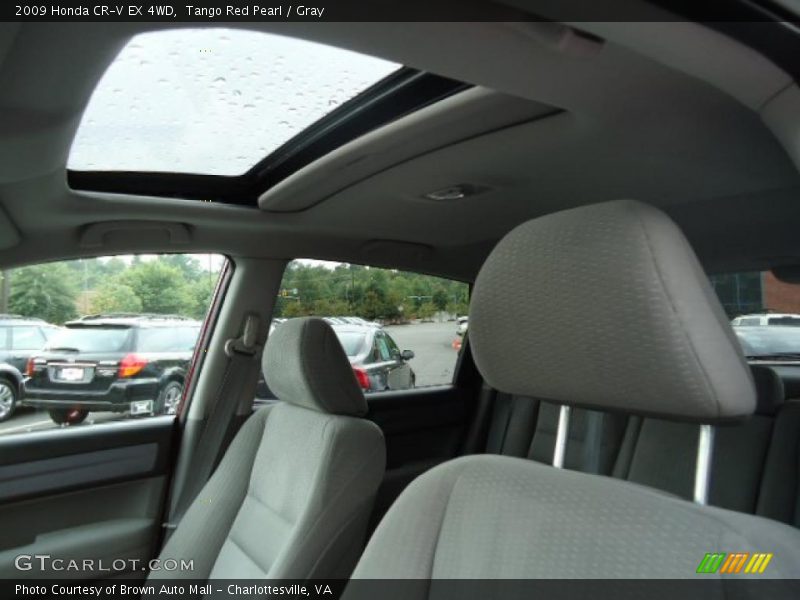 Tango Red Pearl / Gray 2009 Honda CR-V EX 4WD