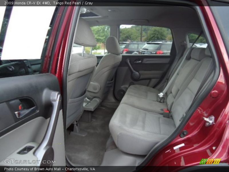 Tango Red Pearl / Gray 2009 Honda CR-V EX 4WD