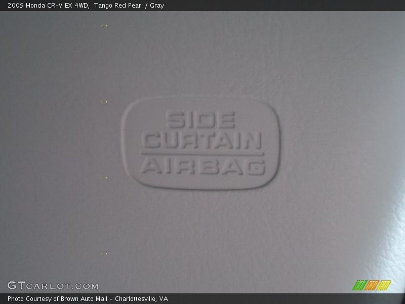 Tango Red Pearl / Gray 2009 Honda CR-V EX 4WD