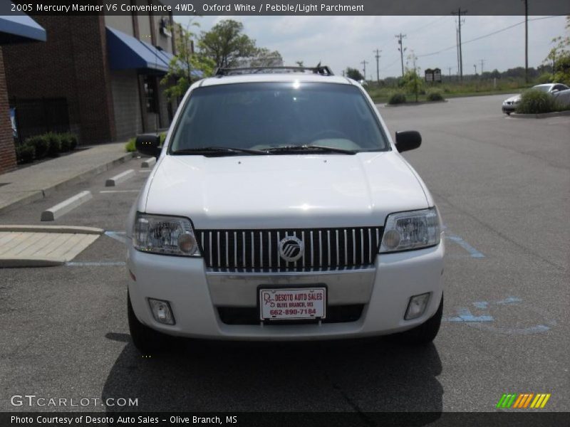 Oxford White / Pebble/Light Parchment 2005 Mercury Mariner V6 Convenience 4WD