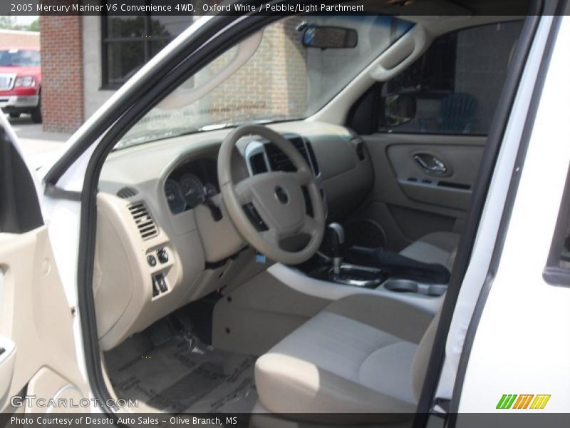 Oxford White / Pebble/Light Parchment 2005 Mercury Mariner V6 Convenience 4WD