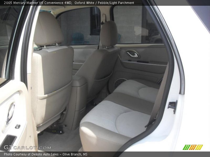 Oxford White / Pebble/Light Parchment 2005 Mercury Mariner V6 Convenience 4WD