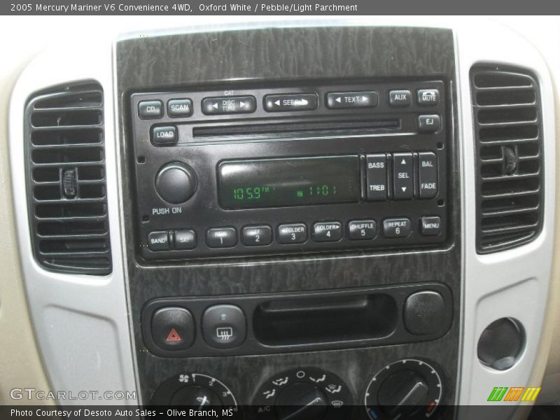 Oxford White / Pebble/Light Parchment 2005 Mercury Mariner V6 Convenience 4WD