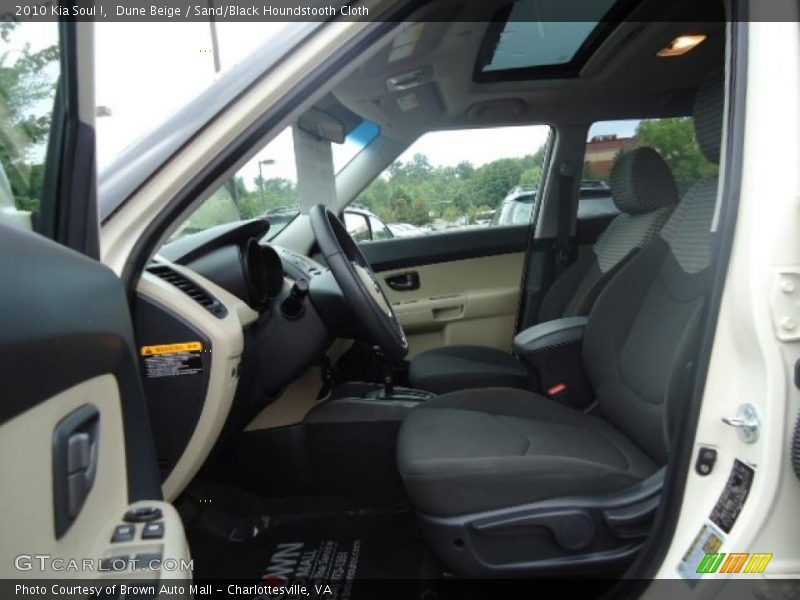 Dune Beige / Sand/Black Houndstooth Cloth 2010 Kia Soul !