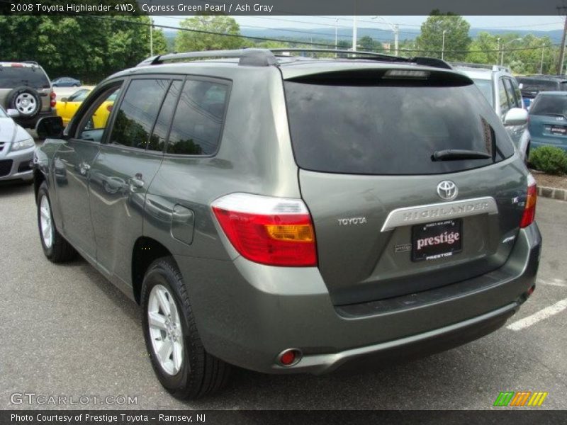 Cypress Green Pearl / Ash Gray 2008 Toyota Highlander 4WD