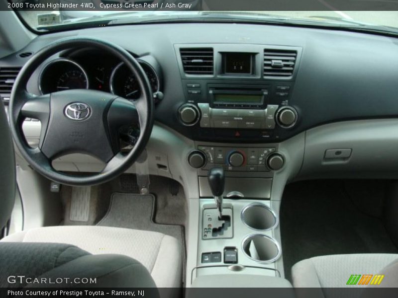 Cypress Green Pearl / Ash Gray 2008 Toyota Highlander 4WD