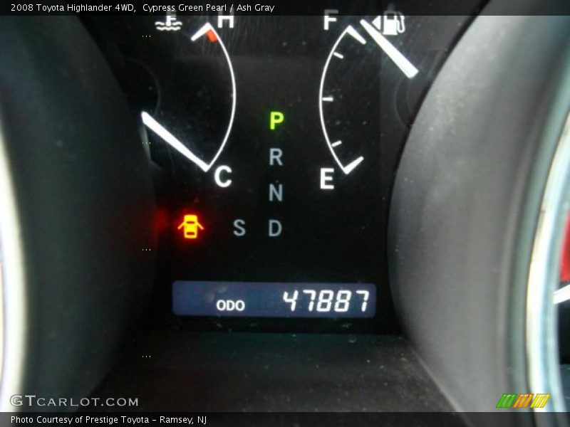 Cypress Green Pearl / Ash Gray 2008 Toyota Highlander 4WD