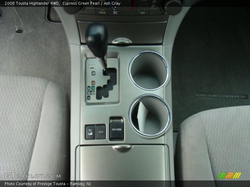 Cypress Green Pearl / Ash Gray 2008 Toyota Highlander 4WD