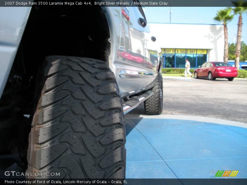 Bright Silver Metallic / Medium Slate Gray 2007 Dodge Ram 3500 Laramie Mega Cab 4x4