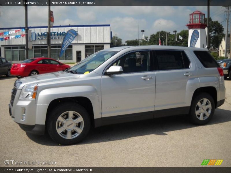 Quicksilver Metallic / Jet Black 2010 GMC Terrain SLE