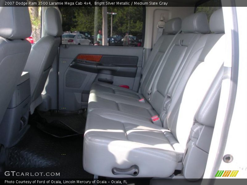 Bright Silver Metallic / Medium Slate Gray 2007 Dodge Ram 3500 Laramie Mega Cab 4x4