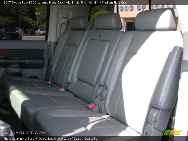 Bright Silver Metallic / Medium Slate Gray 2007 Dodge Ram 3500 Laramie Mega Cab 4x4