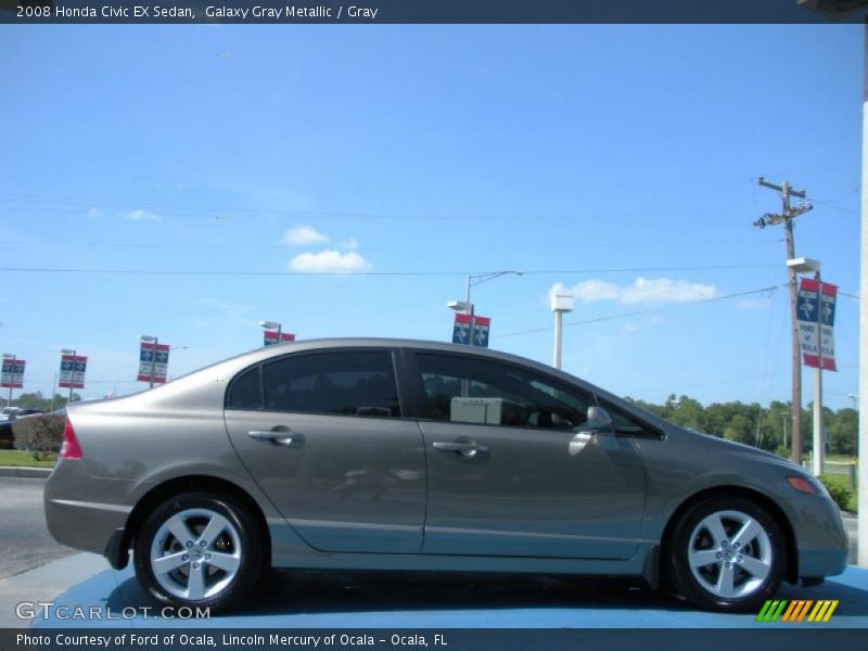 Galaxy Gray Metallic / Gray 2008 Honda Civic EX Sedan