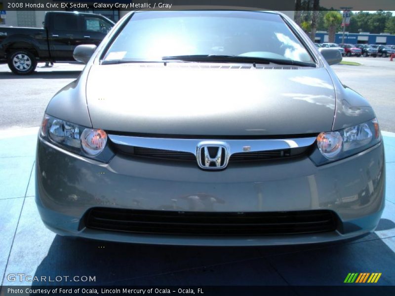 Galaxy Gray Metallic / Gray 2008 Honda Civic EX Sedan