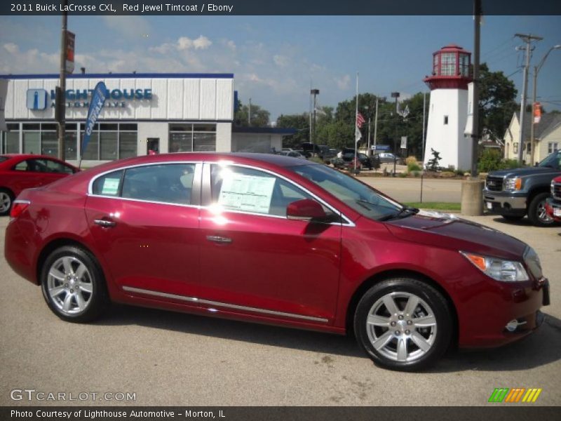 Red Jewel Tintcoat / Ebony 2011 Buick LaCrosse CXL