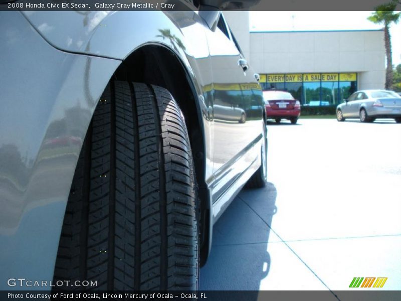 Galaxy Gray Metallic / Gray 2008 Honda Civic EX Sedan