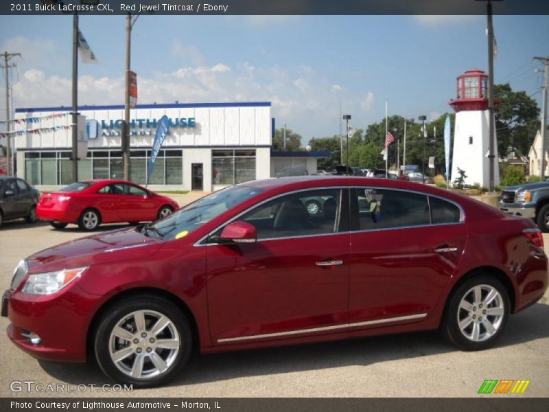 Red Jewel Tintcoat / Ebony 2011 Buick LaCrosse CXL