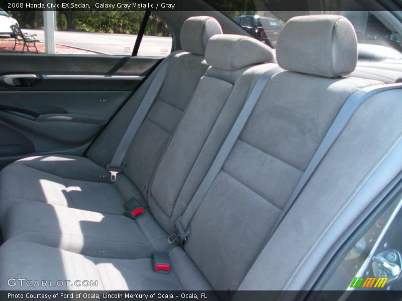 Galaxy Gray Metallic / Gray 2008 Honda Civic EX Sedan