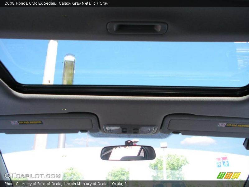 Galaxy Gray Metallic / Gray 2008 Honda Civic EX Sedan