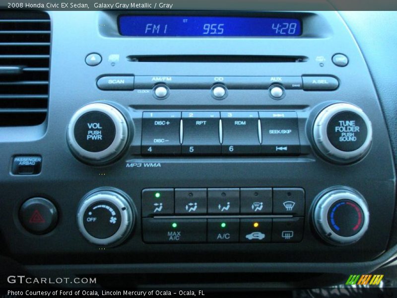 Galaxy Gray Metallic / Gray 2008 Honda Civic EX Sedan