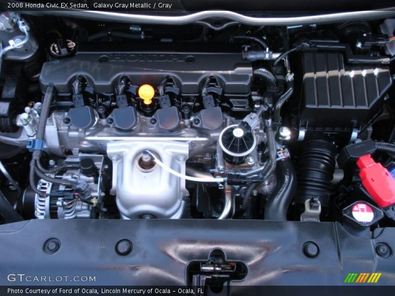 Galaxy Gray Metallic / Gray 2008 Honda Civic EX Sedan