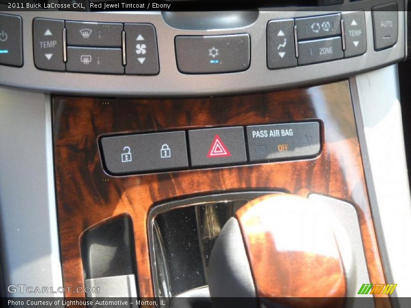 Red Jewel Tintcoat / Ebony 2011 Buick LaCrosse CXL