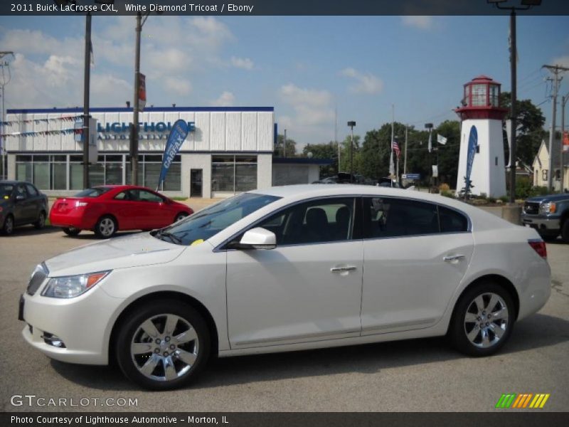 White Diamond Tricoat / Ebony 2011 Buick LaCrosse CXL