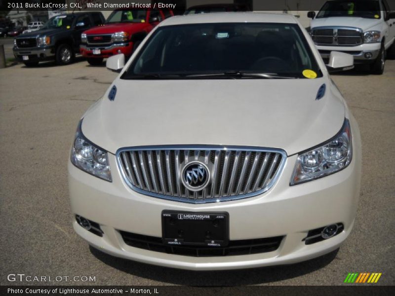 White Diamond Tricoat / Ebony 2011 Buick LaCrosse CXL