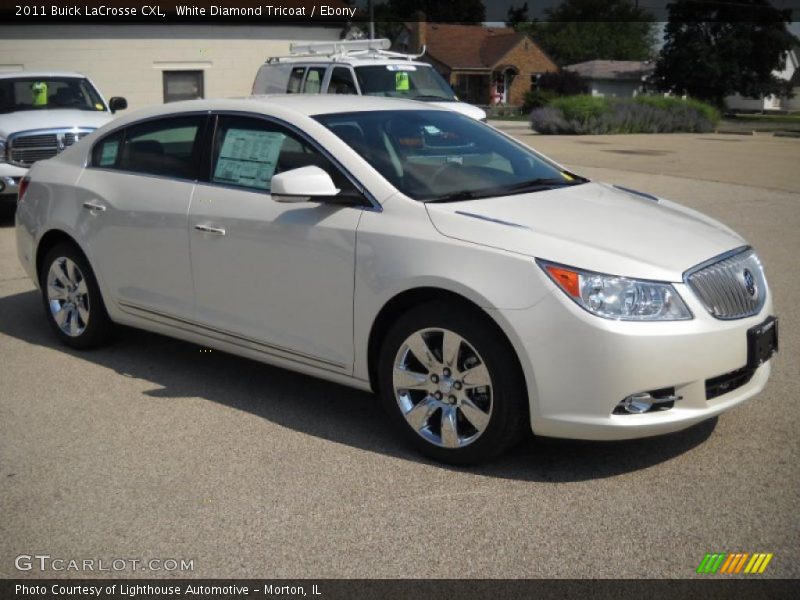 White Diamond Tricoat / Ebony 2011 Buick LaCrosse CXL