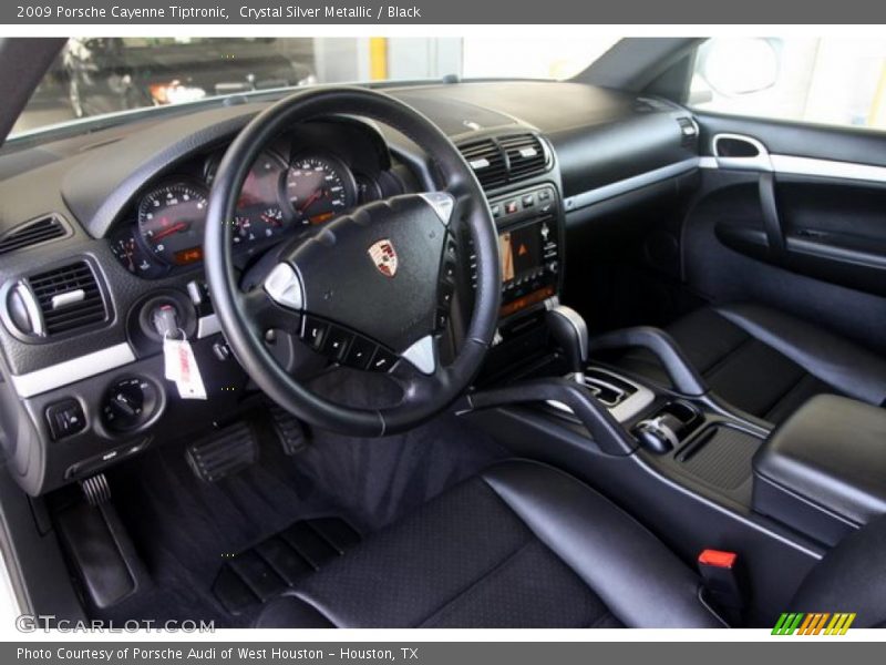 Crystal Silver Metallic / Black 2009 Porsche Cayenne Tiptronic