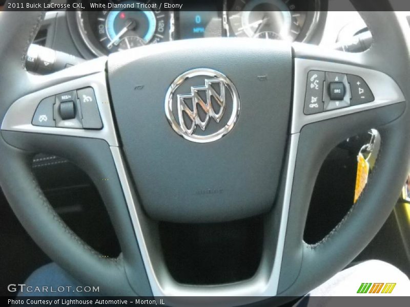 White Diamond Tricoat / Ebony 2011 Buick LaCrosse CXL
