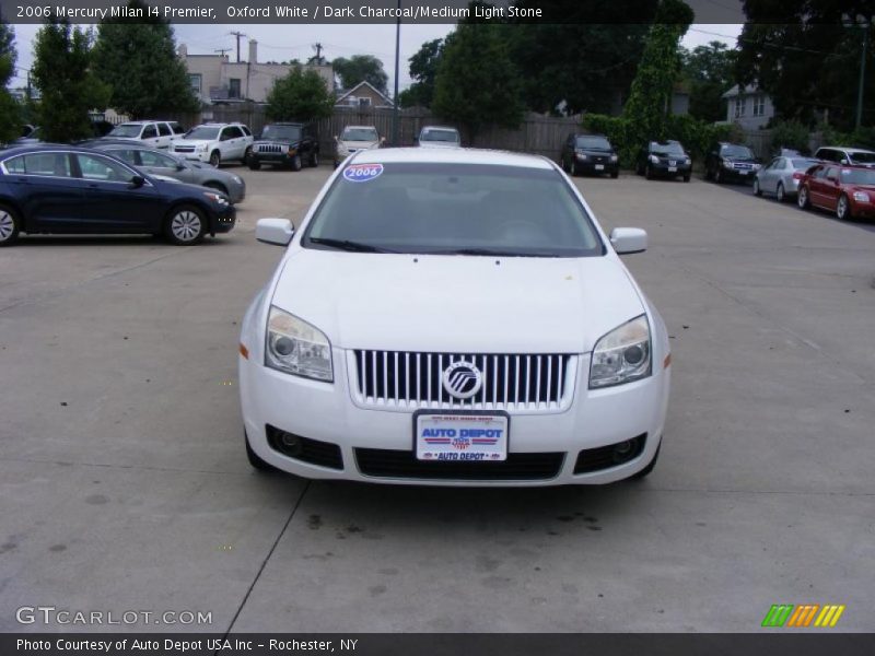 Oxford White / Dark Charcoal/Medium Light Stone 2006 Mercury Milan I4 Premier