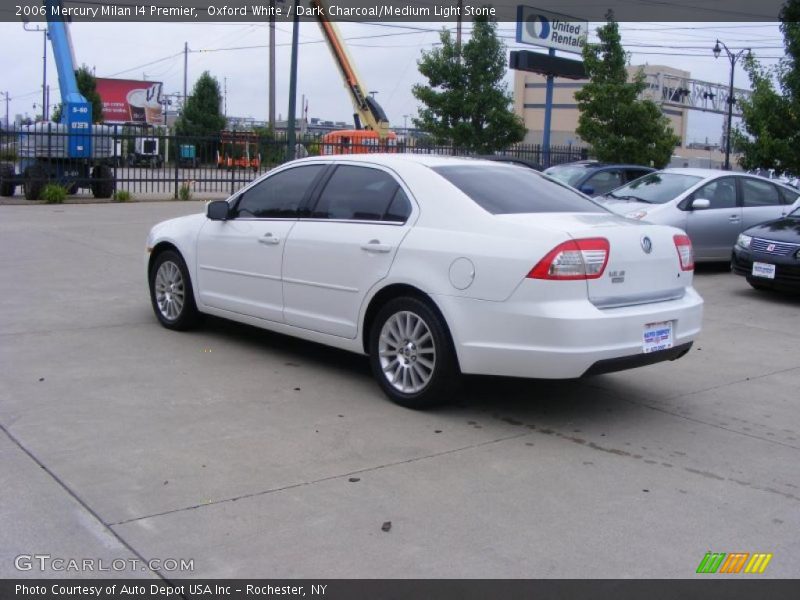 Oxford White / Dark Charcoal/Medium Light Stone 2006 Mercury Milan I4 Premier