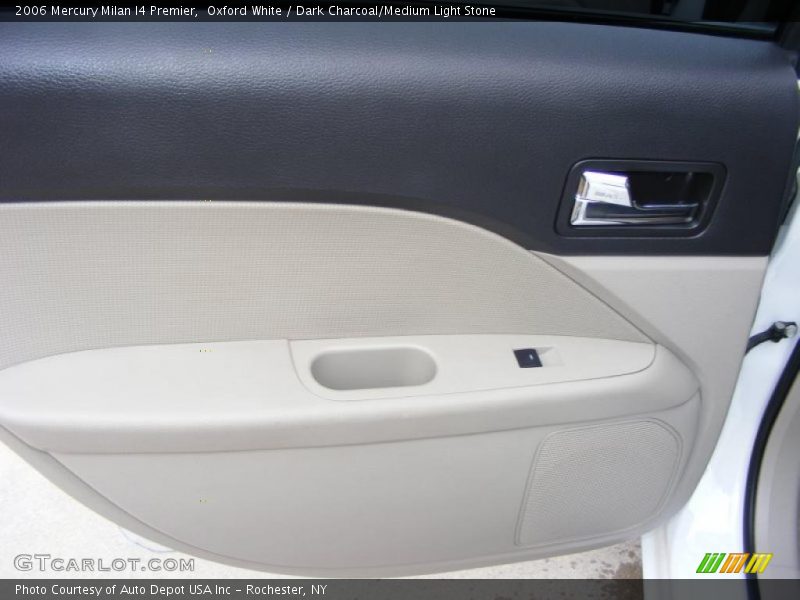 Oxford White / Dark Charcoal/Medium Light Stone 2006 Mercury Milan I4 Premier