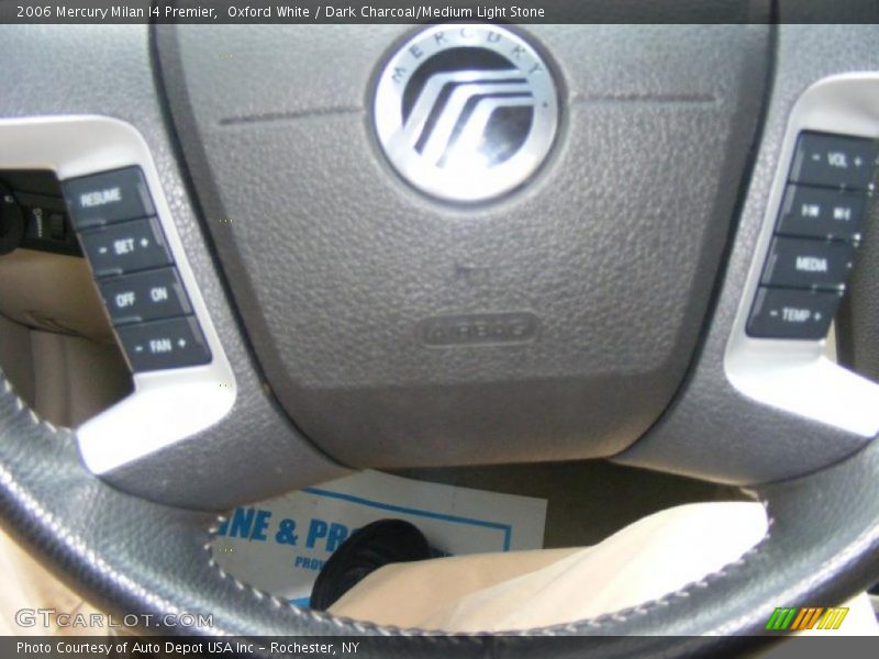 Oxford White / Dark Charcoal/Medium Light Stone 2006 Mercury Milan I4 Premier