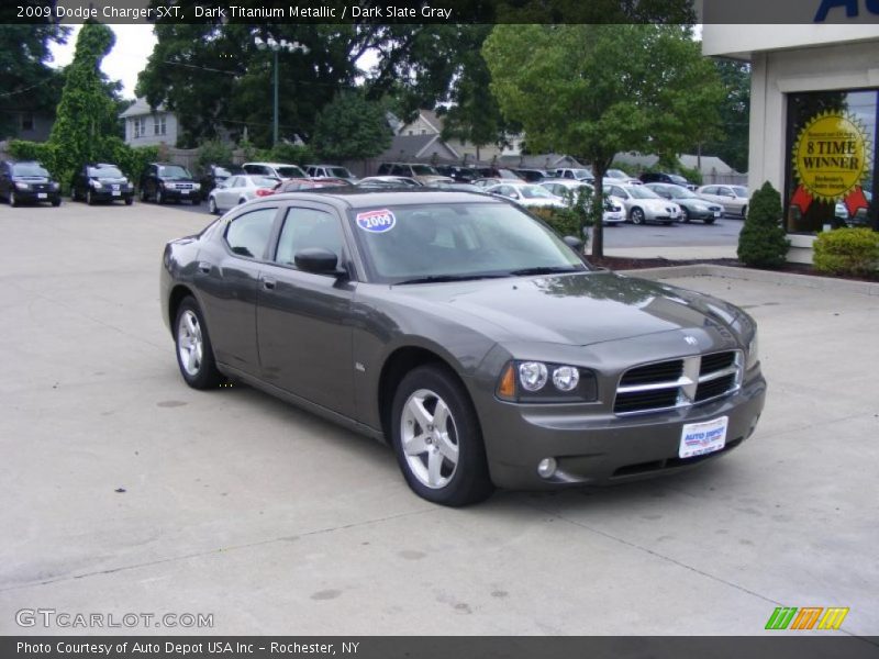 Dark Titanium Metallic / Dark Slate Gray 2009 Dodge Charger SXT