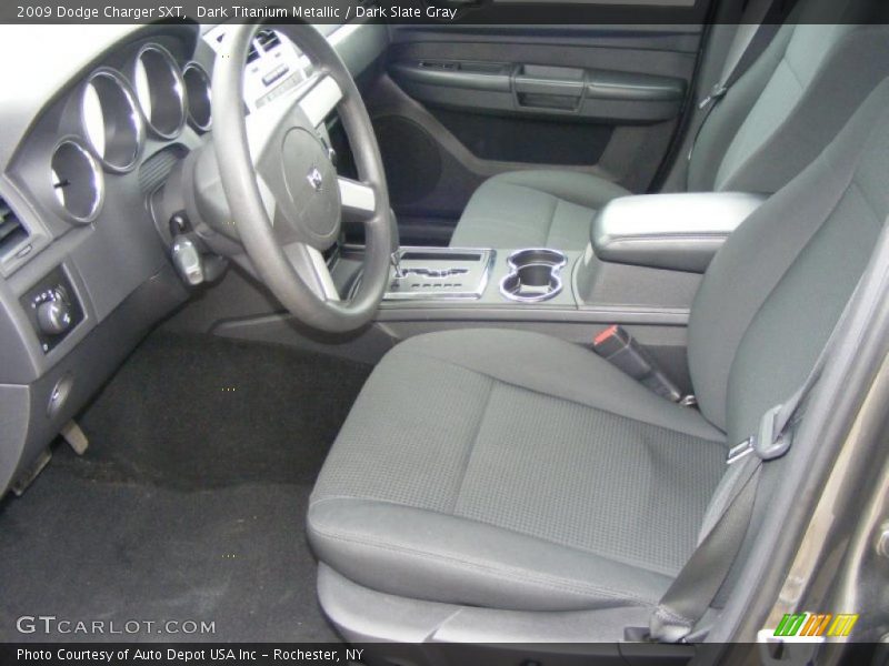 Dark Titanium Metallic / Dark Slate Gray 2009 Dodge Charger SXT