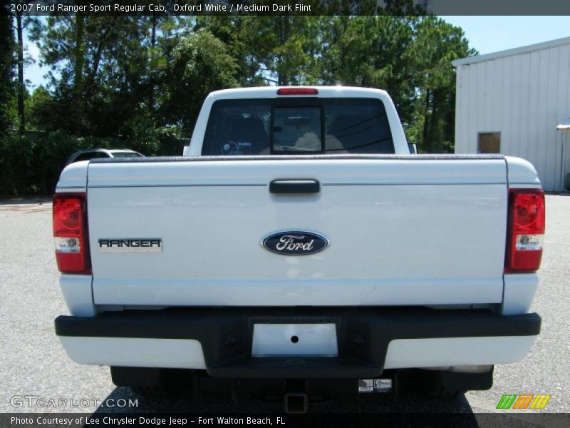 Oxford White / Medium Dark Flint 2007 Ford Ranger Sport Regular Cab