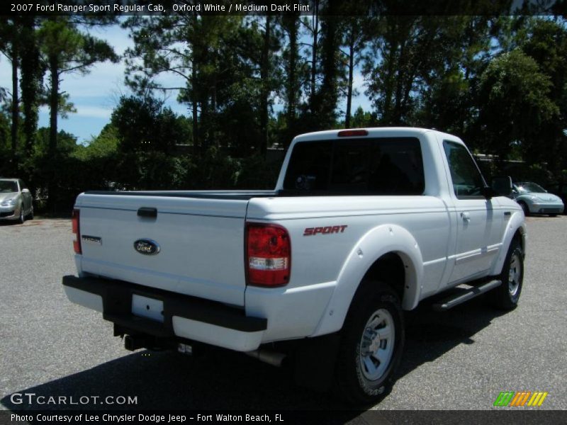Oxford White / Medium Dark Flint 2007 Ford Ranger Sport Regular Cab