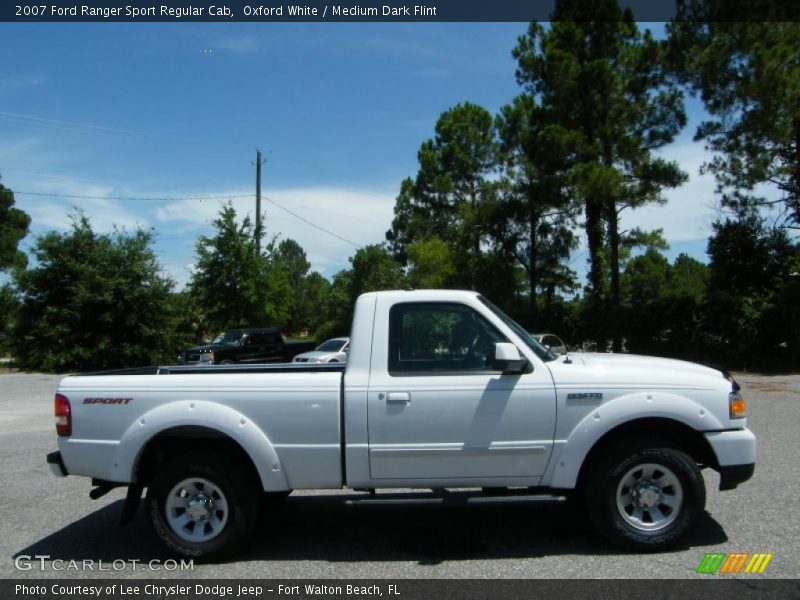 Oxford White / Medium Dark Flint 2007 Ford Ranger Sport Regular Cab