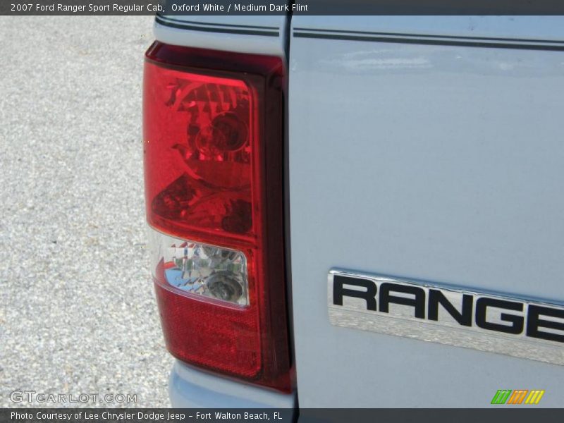 Oxford White / Medium Dark Flint 2007 Ford Ranger Sport Regular Cab