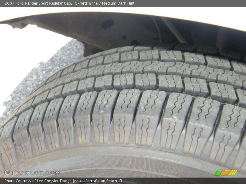 Oxford White / Medium Dark Flint 2007 Ford Ranger Sport Regular Cab