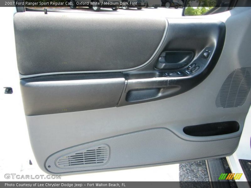 Oxford White / Medium Dark Flint 2007 Ford Ranger Sport Regular Cab
