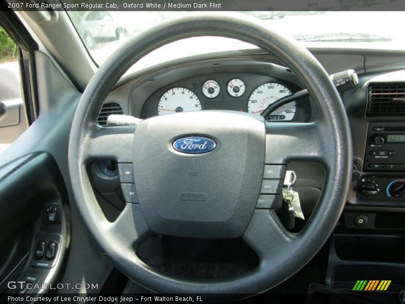 Oxford White / Medium Dark Flint 2007 Ford Ranger Sport Regular Cab