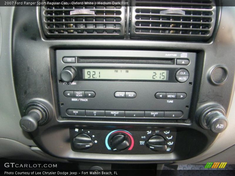 Oxford White / Medium Dark Flint 2007 Ford Ranger Sport Regular Cab
